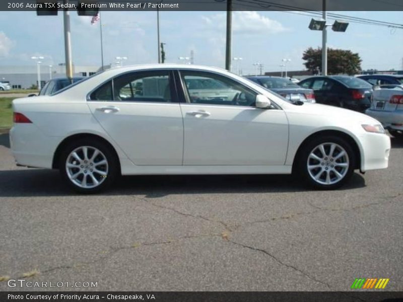 Premium White Pearl / Parchment 2006 Acura TSX Sedan