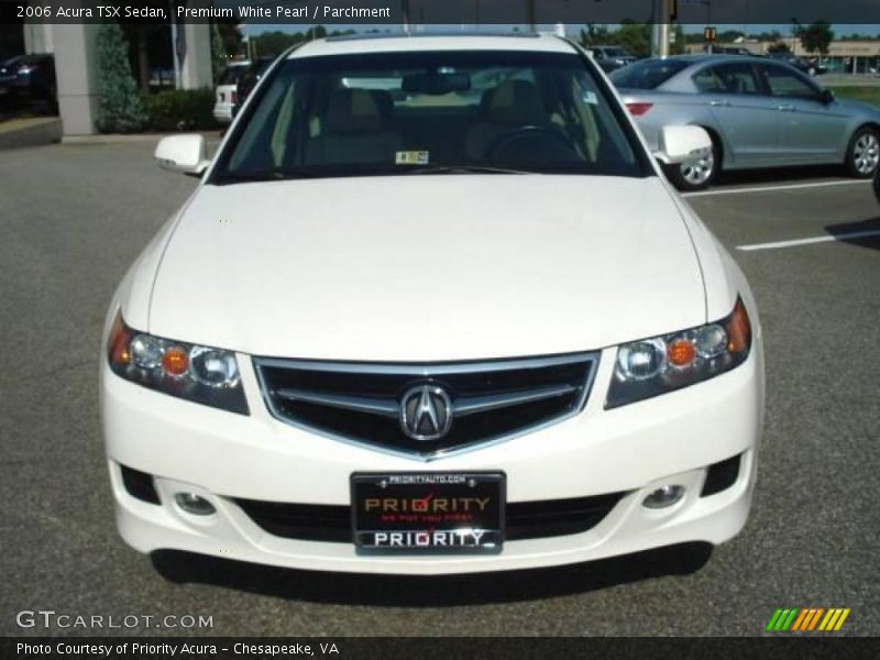 Premium White Pearl / Parchment 2006 Acura TSX Sedan
