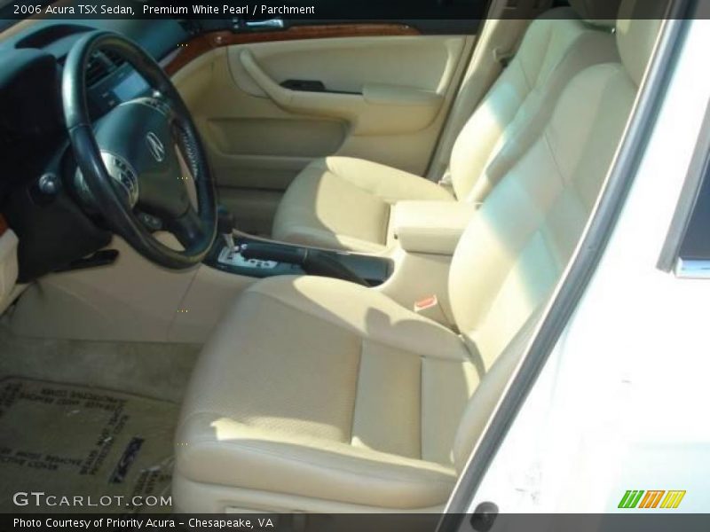 Premium White Pearl / Parchment 2006 Acura TSX Sedan