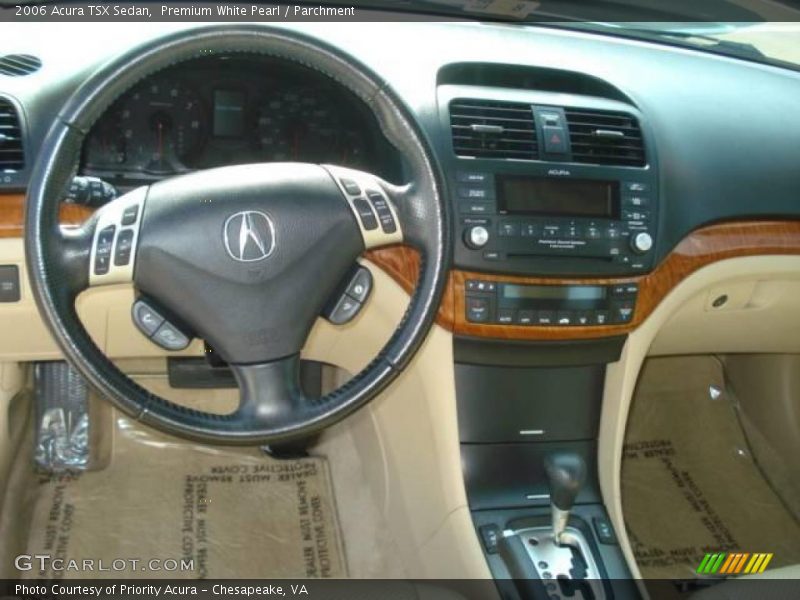 Premium White Pearl / Parchment 2006 Acura TSX Sedan