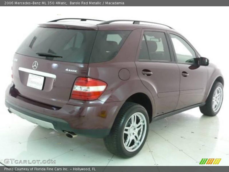 Barolo Red Metallic / Macadamia 2006 Mercedes-Benz ML 350 4Matic