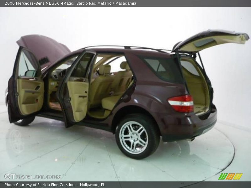 Barolo Red Metallic / Macadamia 2006 Mercedes-Benz ML 350 4Matic