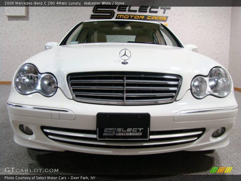 Alabaster White / Stone 2006 Mercedes-Benz C 280 4Matic Luxury