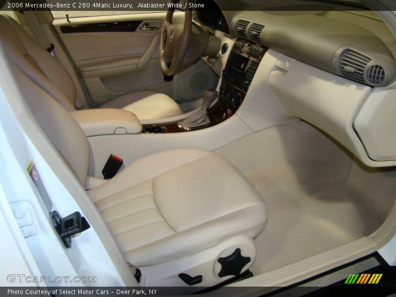 Alabaster White / Stone 2006 Mercedes-Benz C 280 4Matic Luxury