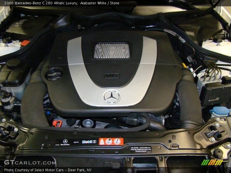 Alabaster White / Stone 2006 Mercedes-Benz C 280 4Matic Luxury