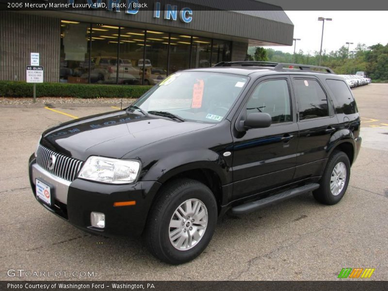 Black / Black 2006 Mercury Mariner Luxury 4WD