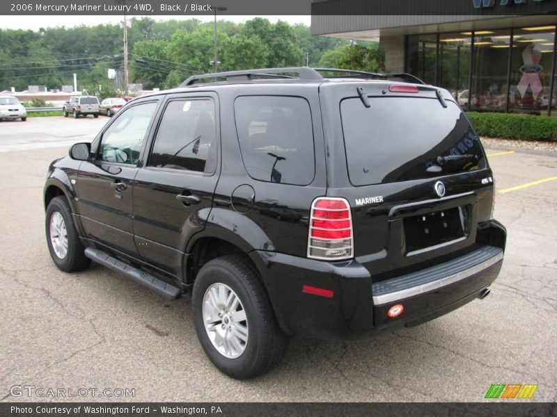 Black / Black 2006 Mercury Mariner Luxury 4WD