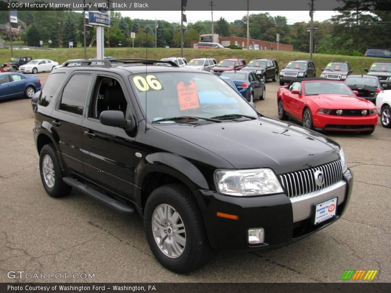 Black / Black 2006 Mercury Mariner Luxury 4WD