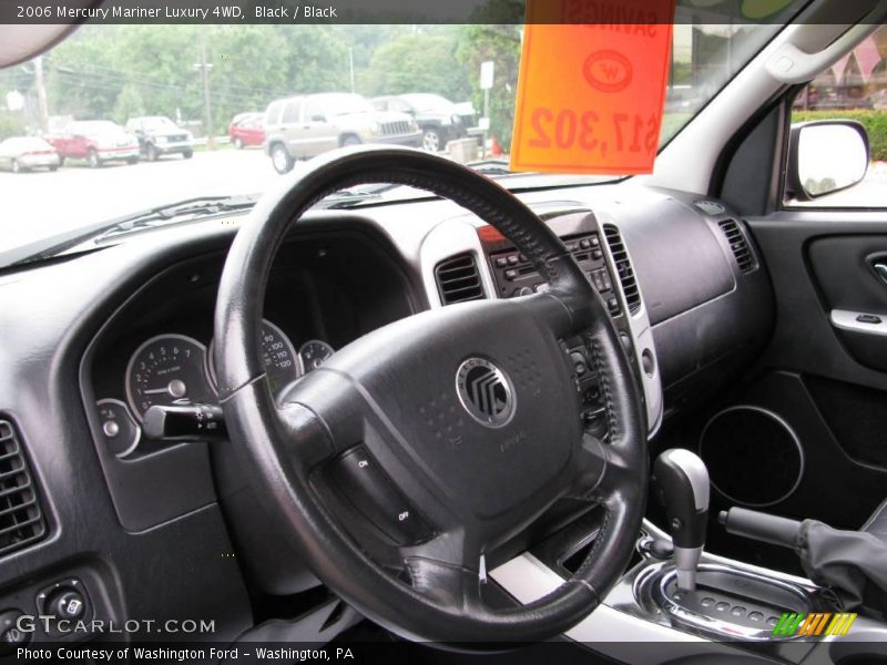 Black / Black 2006 Mercury Mariner Luxury 4WD