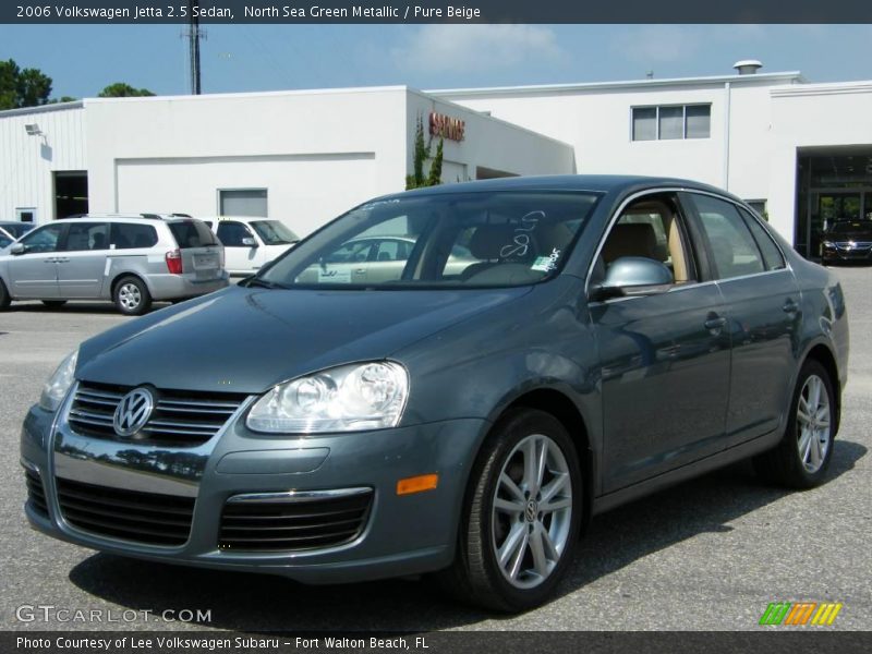 North Sea Green Metallic / Pure Beige 2006 Volkswagen Jetta 2.5 Sedan