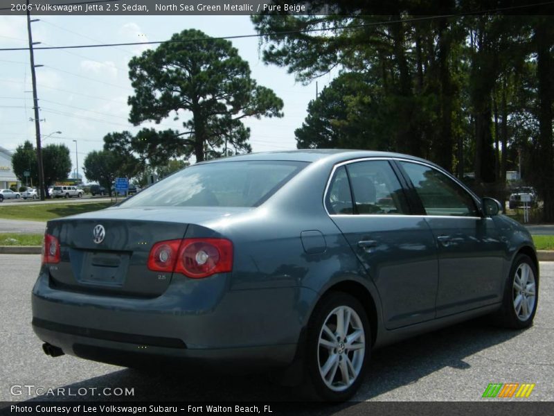 North Sea Green Metallic / Pure Beige 2006 Volkswagen Jetta 2.5 Sedan