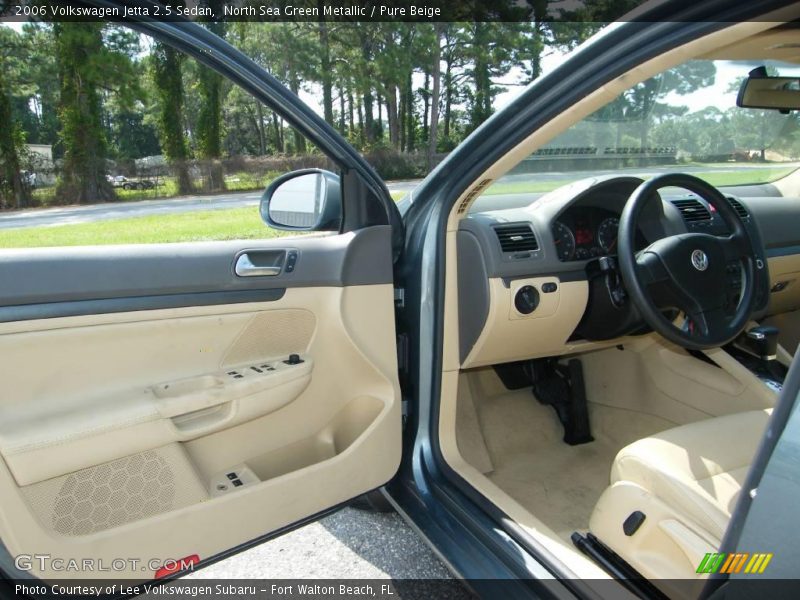 North Sea Green Metallic / Pure Beige 2006 Volkswagen Jetta 2.5 Sedan