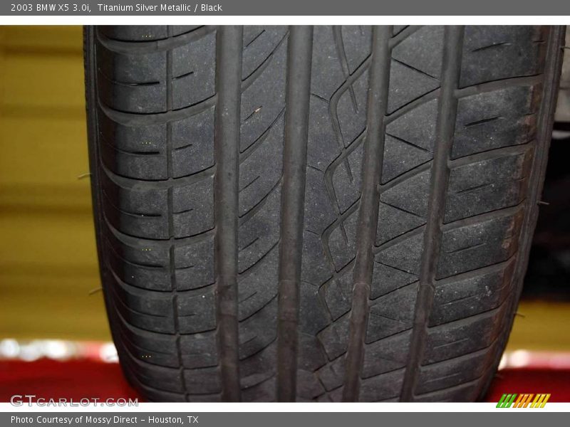 Titanium Silver Metallic / Black 2003 BMW X5 3.0i