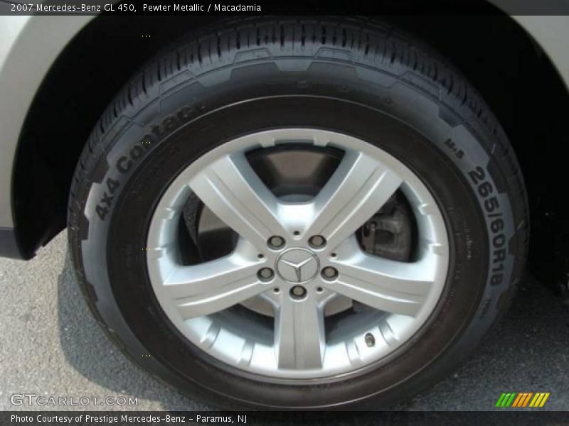 Pewter Metallic / Macadamia 2007 Mercedes-Benz GL 450