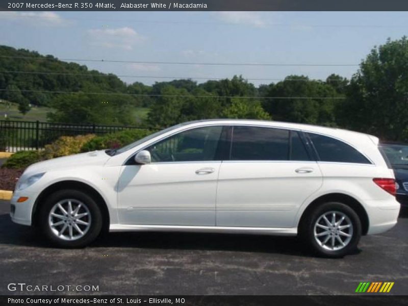 Alabaster White / Macadamia 2007 Mercedes-Benz R 350 4Matic