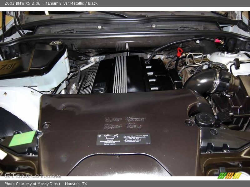 Titanium Silver Metallic / Black 2003 BMW X5 3.0i