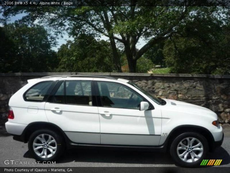 Alpine White / Beige 2006 BMW X5 4.4i