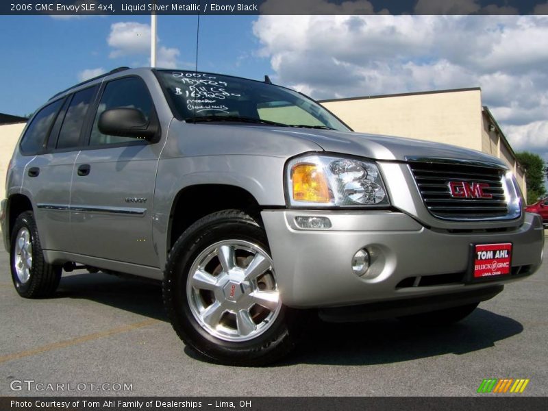 Liquid Silver Metallic / Ebony Black 2006 GMC Envoy SLE 4x4
