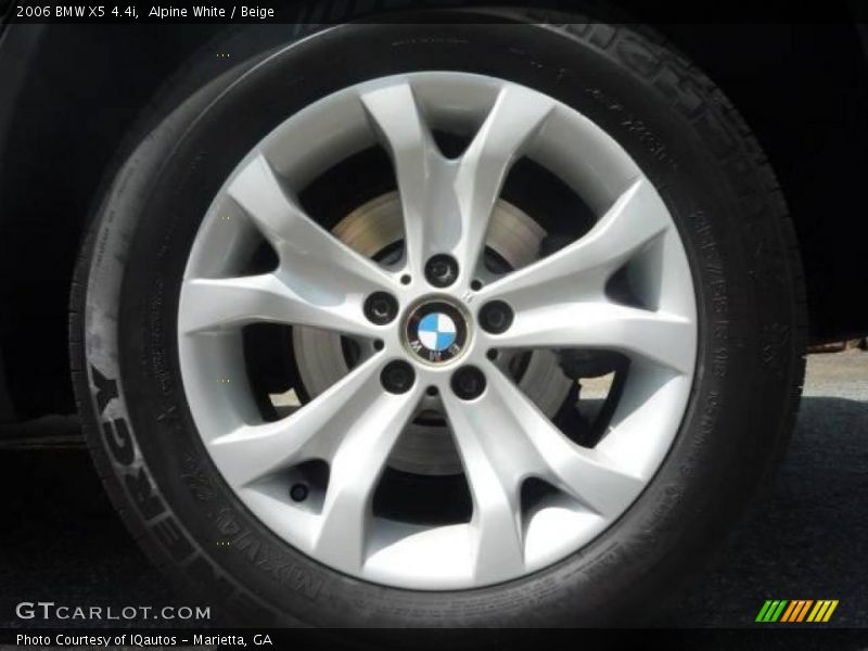 Alpine White / Beige 2006 BMW X5 4.4i