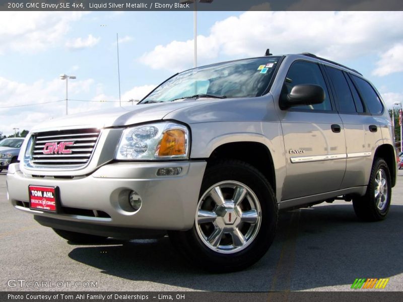 Liquid Silver Metallic / Ebony Black 2006 GMC Envoy SLE 4x4