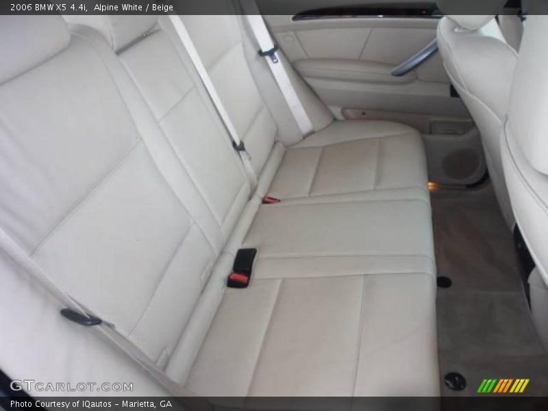 Alpine White / Beige 2006 BMW X5 4.4i