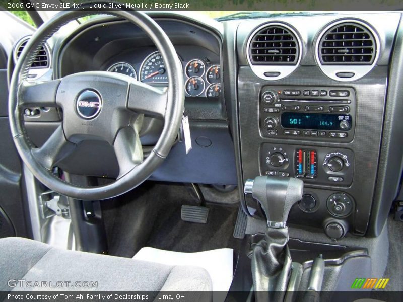 Liquid Silver Metallic / Ebony Black 2006 GMC Envoy SLE 4x4