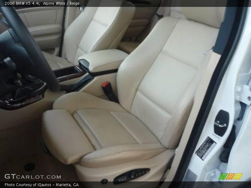 Alpine White / Beige 2006 BMW X5 4.4i