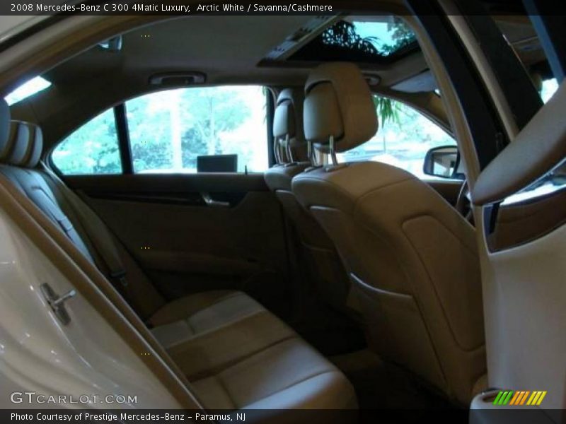 Arctic White / Savanna/Cashmere 2008 Mercedes-Benz C 300 4Matic Luxury