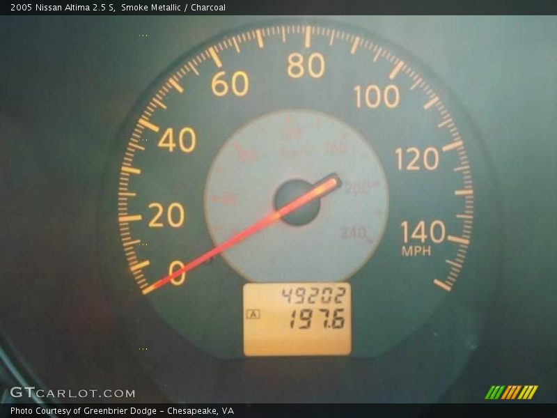 Smoke Metallic / Charcoal 2005 Nissan Altima 2.5 S