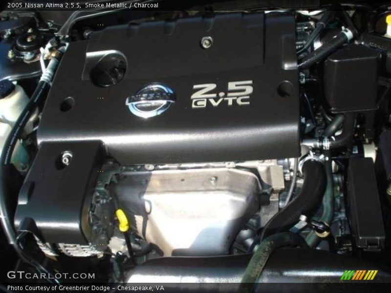 Smoke Metallic / Charcoal 2005 Nissan Altima 2.5 S