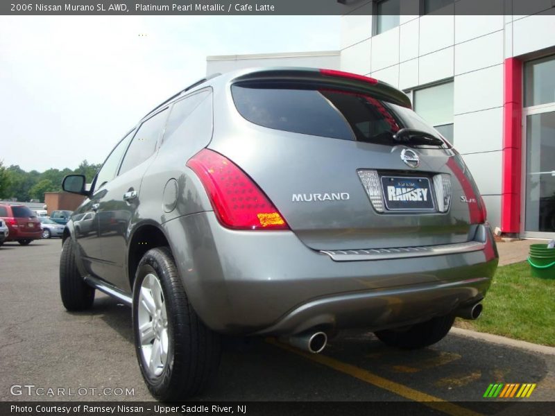 Platinum Pearl Metallic / Cafe Latte 2006 Nissan Murano SL AWD