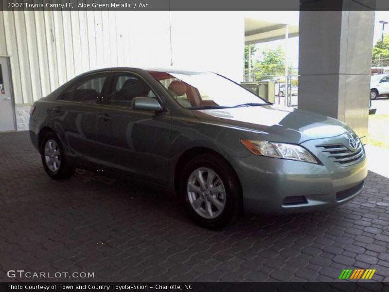 Aloe Green Metallic / Ash 2007 Toyota Camry LE