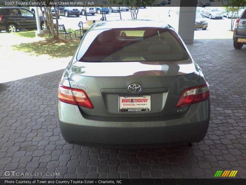 Aloe Green Metallic / Ash 2007 Toyota Camry LE