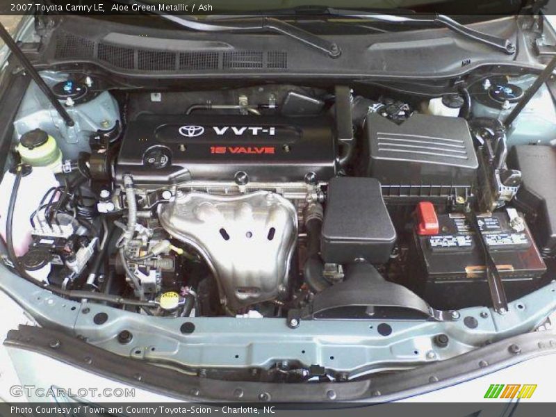 Aloe Green Metallic / Ash 2007 Toyota Camry LE