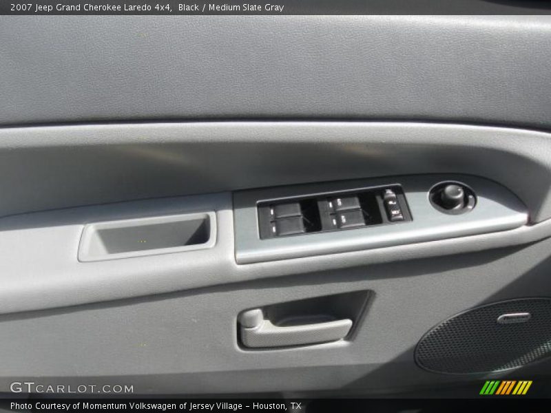Black / Medium Slate Gray 2007 Jeep Grand Cherokee Laredo 4x4
