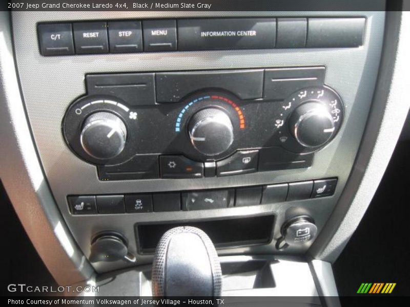 Black / Medium Slate Gray 2007 Jeep Grand Cherokee Laredo 4x4