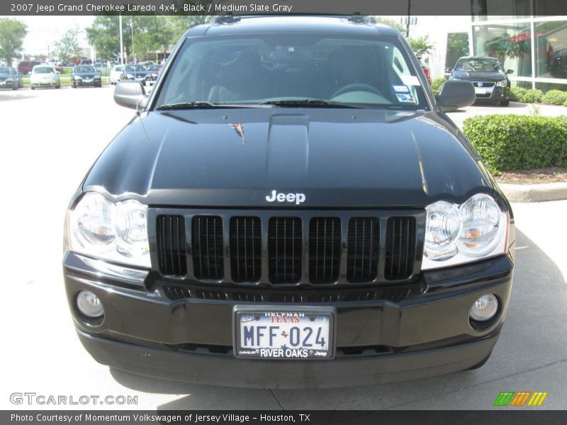 Black / Medium Slate Gray 2007 Jeep Grand Cherokee Laredo 4x4