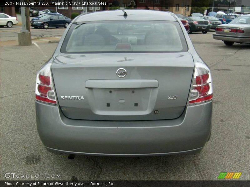 Magnetic Gray / Charcoal/Steel 2007 Nissan Sentra 2.0