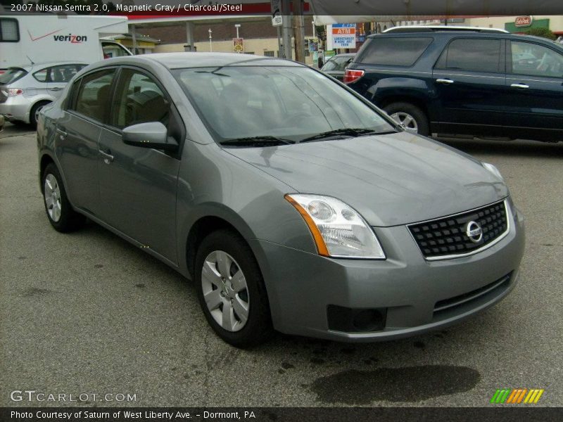 Magnetic Gray / Charcoal/Steel 2007 Nissan Sentra 2.0