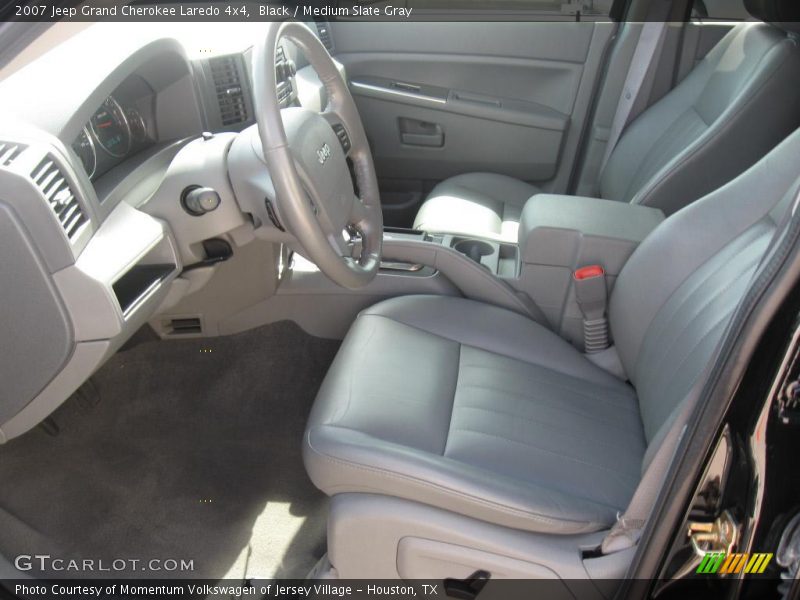 Black / Medium Slate Gray 2007 Jeep Grand Cherokee Laredo 4x4