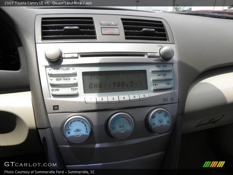 Desert Sand Mica / Ash 2007 Toyota Camry LE V6