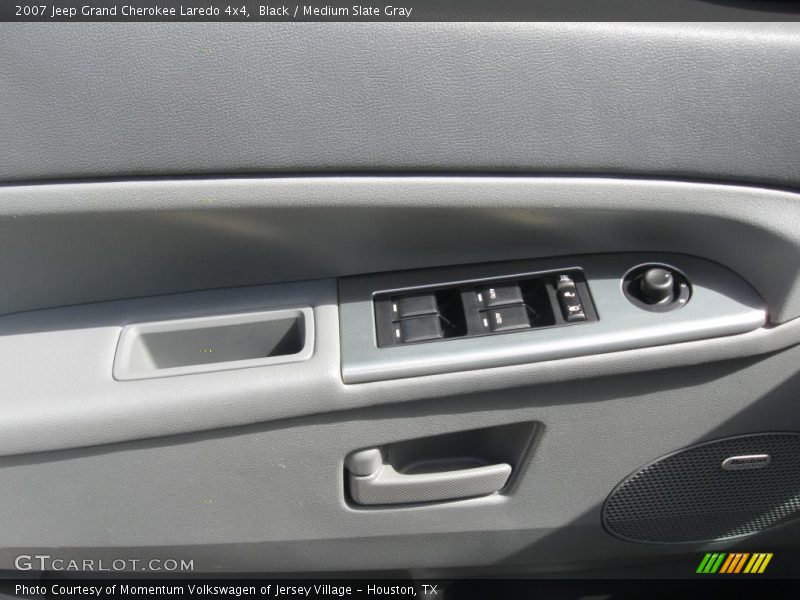 Black / Medium Slate Gray 2007 Jeep Grand Cherokee Laredo 4x4