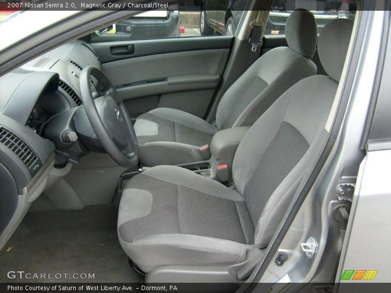 Magnetic Gray / Charcoal/Steel 2007 Nissan Sentra 2.0