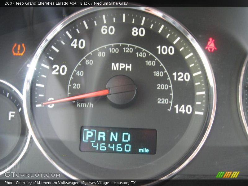Black / Medium Slate Gray 2007 Jeep Grand Cherokee Laredo 4x4