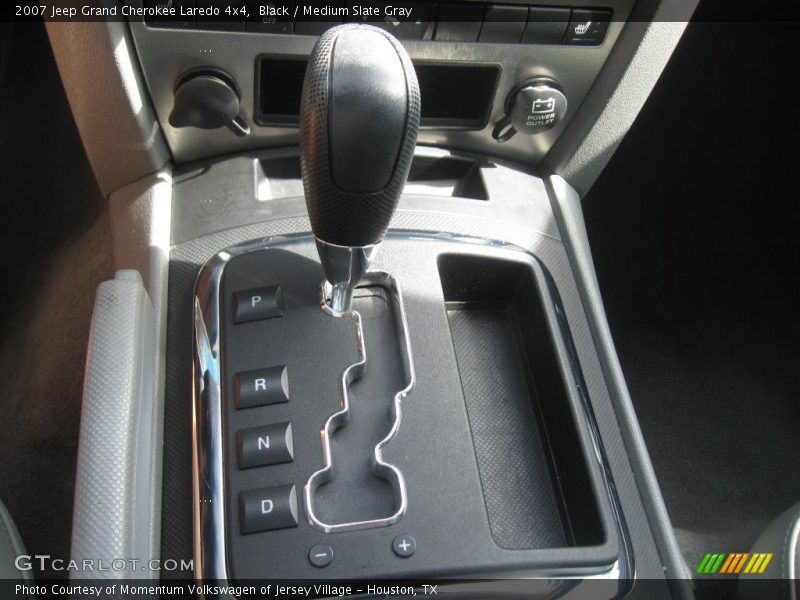Black / Medium Slate Gray 2007 Jeep Grand Cherokee Laredo 4x4