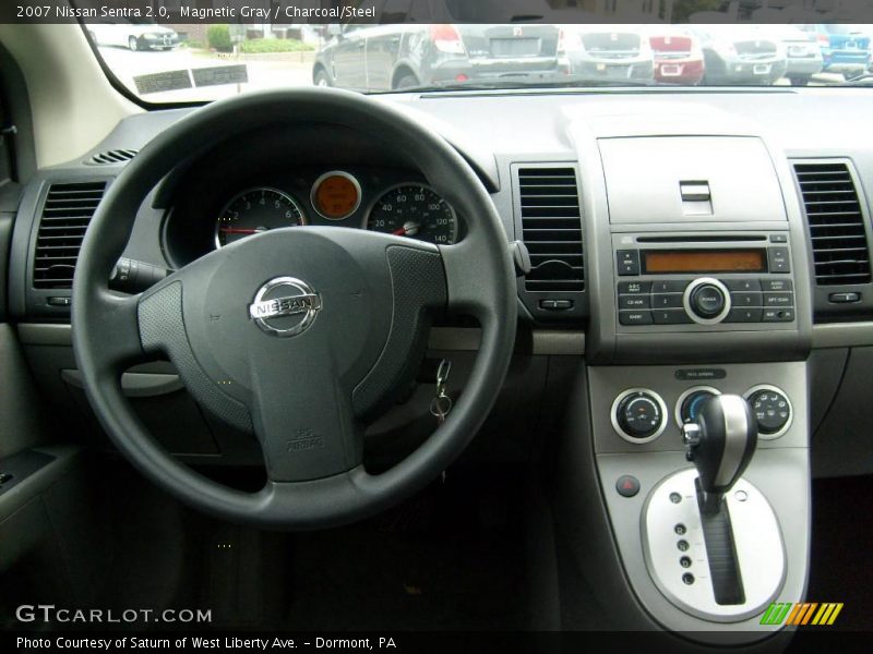 Magnetic Gray / Charcoal/Steel 2007 Nissan Sentra 2.0