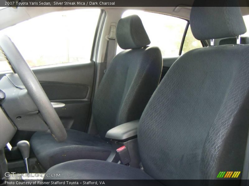 Silver Streak Mica / Dark Charcoal 2007 Toyota Yaris Sedan
