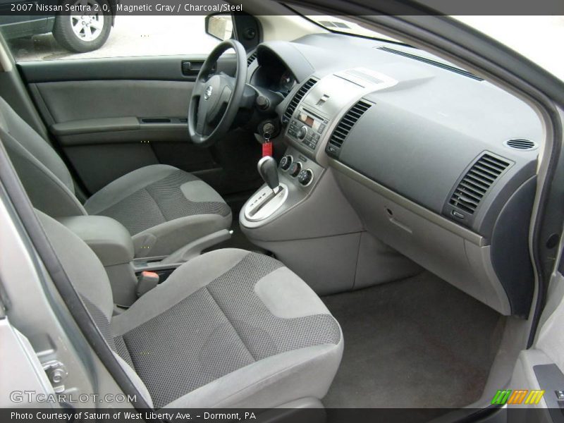 Magnetic Gray / Charcoal/Steel 2007 Nissan Sentra 2.0