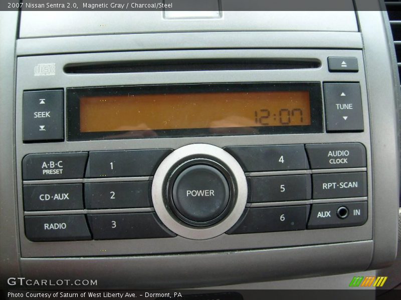 Magnetic Gray / Charcoal/Steel 2007 Nissan Sentra 2.0