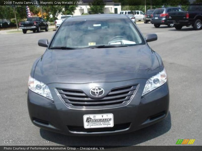 Magnetic Gray Metallic / Ash 2008 Toyota Camry LE